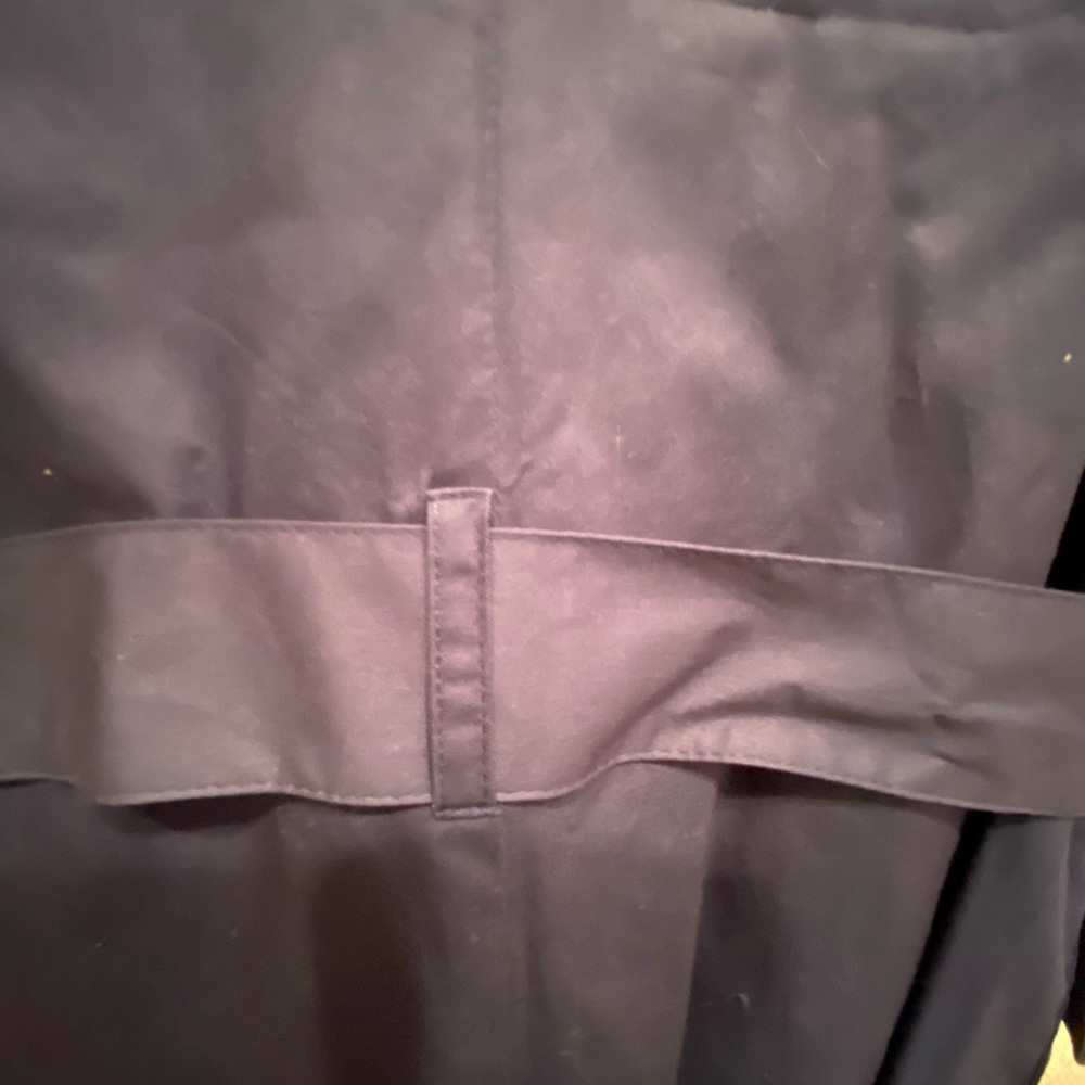 Navy Blue Spring Trench - Picture 11 of 13